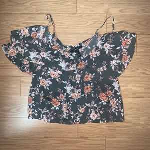 Flower crop top
